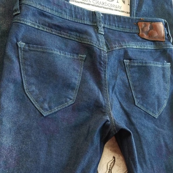 BLUEFARM* Shiny Skinny Jean's - Picture 5 of 7